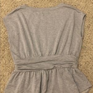 Anthropologie Gray Top